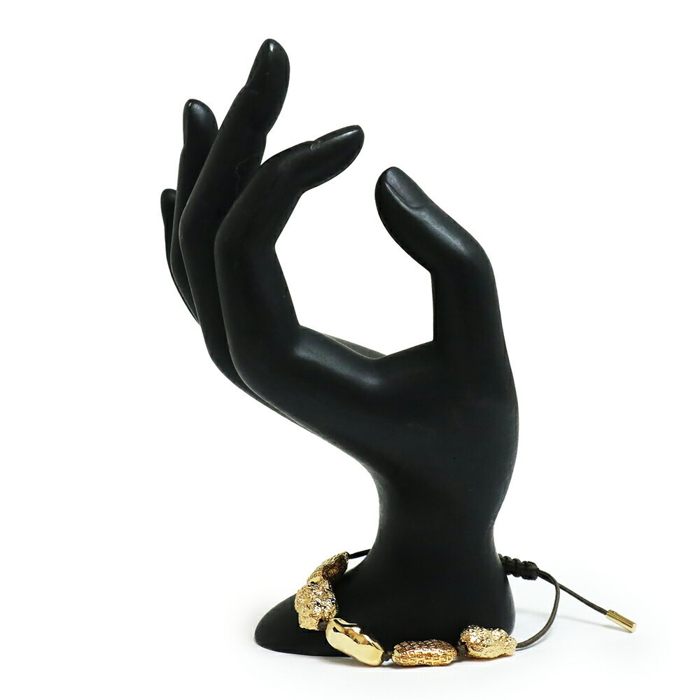 Fendi Irregular Shape Ff Bracelet Gold Brown - image 5